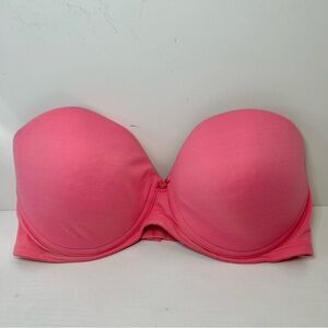 Victoria’s Secret Pink Strapless Lightly Lined Bra 34D